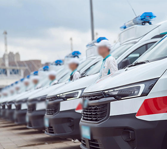 涞源县服务车队展示